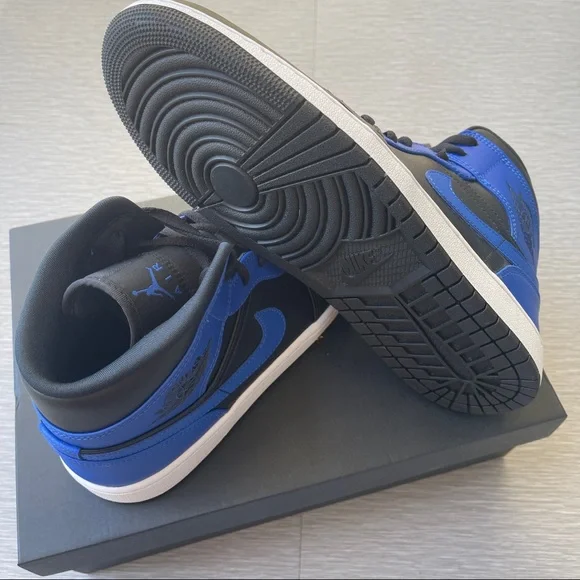 Air Jordan 1 Mid Hyper Royal Blue 💙 - Picture 3 of 4